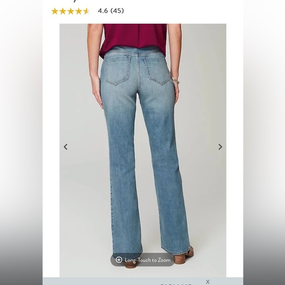 JJill Barely Flare jeans, misses 6, EUC - Picture 13 of 16